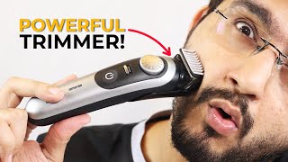 Super Powerful Trimmer  Braun Series 9 Trimmer Review [upl. by Darken910]