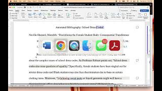 Annotated bibliography peer reviewed [upl. by Cote594]