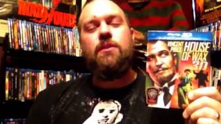 HOUSE OF WAX 1953 3D BluRay review [upl. by Aiotal]