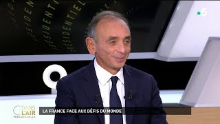 C DANS L’AIR PRÉSIDENTIELLE avec Eric Zemmour  23012022 [upl. by Maillliw964]