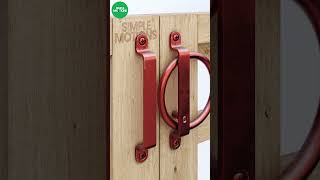 Wooden door latch latch lock gate [upl. by Etnuad719]