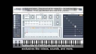 FM8Synth  Intermediate  Pitch Envelope Lead [upl. by Marcela]