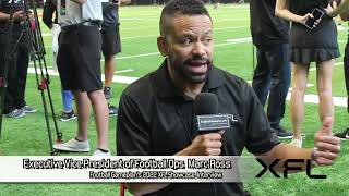 Football Gameplans 2022 XFL Showcase Interview  Marc Ross [upl. by Ferris809]