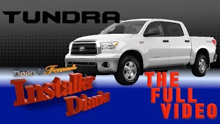 Full stereo install Toyota Tundra [upl. by Savior]