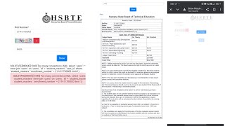 Hsbte result declared ✅  But  loading Result is not 🚭🚫 open hsbte polytechnic diploma [upl. by Guidotti]