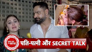 Exclusive Interaction with Shefali Jariwala and Her Husband Parag Tyagi on Ganesh Visarjan  SBB [upl. by Ralyat]