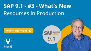 Whats New SAP 91  3  Resources in Production [upl. by Swirsky665]