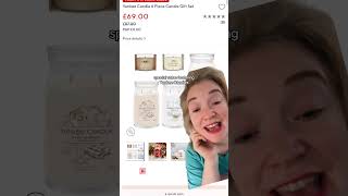 Yankee Candles Christmas deal QVC tsv offer Link in pinned comments qvc giftsformum [upl. by Hardan]