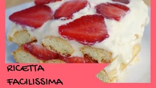 Tiramisù cocco e fragola Ricetta Super Golosa [upl. by Vala]