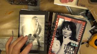 A CINCH COIL BOUND MINI ALBUM WITH TIM HOLTZ VINTAGE VALISE DIE  PART 1 [upl. by Sabrina]