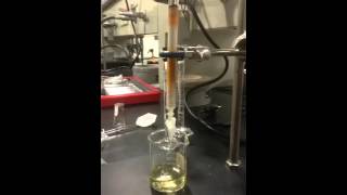 Column Chromatography of Acetylferrocene [upl. by Sheehan]