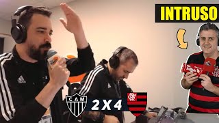 AHUAHUAHUAHU INVADINDO AS LIVES DOS ATLETICANOS  CAM 2 X 4 FLAMENGO [upl. by Minton]