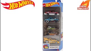 Hot Wheels 2024  HW Drag Strip 5 Pack [upl. by Cirnek]