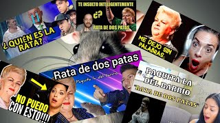 RATA DE DOS PATAS  PAQUITA LA DEL BARRIO ANALISIS REACCIONES [upl. by Hoyt]