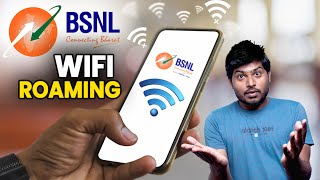 BSNL WIFI Roaming  Free WiFi Roaming Service for FTTH user [upl. by Ahsinwad934]