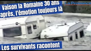 Inondation une forte émotion 30 ans après la catastrophe de Vaison la Romaine [upl. by Vinson]