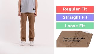 CELANA CHINO REGULER LONGGAR NYAMAN 💯 10 Rekomendasi Chino Reguler amp Straight Fit Brand Lokal 👍 [upl. by Eahsal]