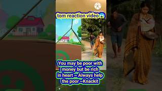 You may be poor with money but be rich in heart  Always help the poor Knackit shorts motivation [upl. by Anallij819]