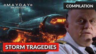 When STORMS Bring Planes Down  Mayday Air Disaster [upl. by Dhaf]