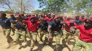 Zambian Commandos Demonstrate theirs skills to African Generals [upl. by Onaicul422]