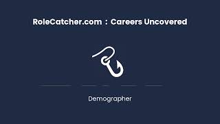 Demographer  Careers Uncovered [upl. by Arras952]