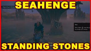 Assassins Creed Valhalla Seahenge Standing Stones Puzzle Solution [upl. by Townie]