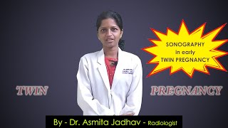 Sonography in Early Twin Pregnancy  Importance  Hindi  My Gynaec World  Ultrasound  Radiology [upl. by Aitnwahs467]