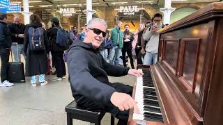 Playing The Unplayable Piano As Passengers Arrive In London [upl. by Lanni711]