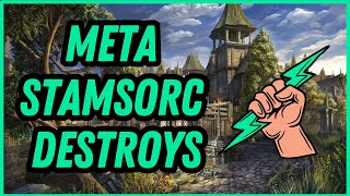 ESO PvP  StamSorc Destroys in BGs  Battleground Chronicles [upl. by Radbourne218]