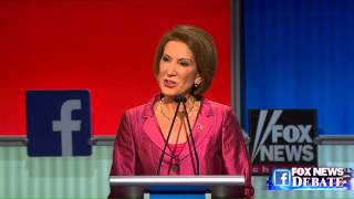 Carly Fiorina goes after Donald Trump at Fox News GOP debate [upl. by Cavill167]