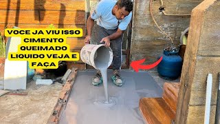 FAÇA VOCE MESMO CIMENTO QUEIMADO LIQUIDO AUTONIVELANTE PARA PISO RENOVE SEU PISO SEM QUEBRA NADA [upl. by Sunev]