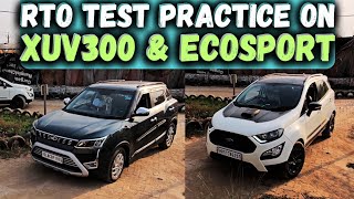 Happy Driving Practice Track  Practice on XUV300 and Ecosport drivingtest drivinginstitute rto [upl. by Nyladnarb]