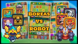 Rush Royale  Boreas deck vs Robot deck [upl. by Anne-Corinne]