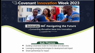 COVENANT INNOVATION WEEK 2023 AT COVENANT UNIVERSITY [upl. by Selim17]