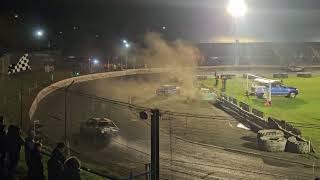 Cowdenbeath racewall bangers race 4 27th April 2024 [upl. by Resneps46]