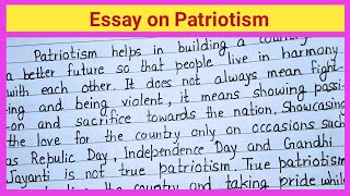 Essay on Patriotism in English  Paragraph on Patriotism in English  GK Notes 4U [upl. by Ientruoc]