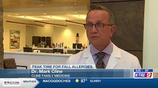 Fall allergies triggered by mold ragweed in full swing in East Texas [upl. by Hnil196]