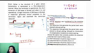 Transcription in prokaryotes PYQ  CSIR NET [upl. by Harhay]