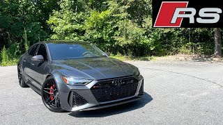 2024 Audi RS7 POV Start Up Test Drive Walkaround and Review [upl. by Coffeng]