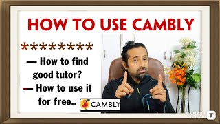 How to use Cambly App to practice English  How to use this app and how to find the best tutor [upl. by Elsi514]