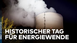 AUSSTIEG NACH 60 JAHREN ATOMKRAFT Letzte deutsche AKW gehen vom Netz  WELT News [upl. by Creath]