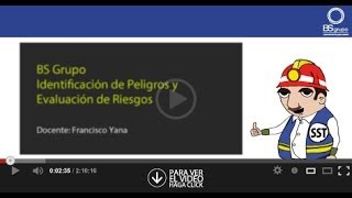 Webinar Identificación de Peligros y Riesgos IPERC [upl. by Eentroc]