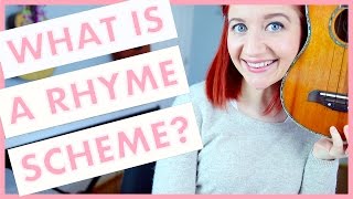 What Is A Rhyme Scheme Songwriting 101 [upl. by Selim]