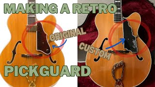 Making A Pickguard For Guild Artist Award How To Make A Pickguard Using CAD amp CNC From A Picture [upl. by Yauq]