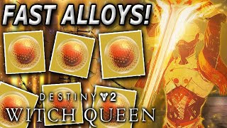 NOW Ascendant Alloys FAST Dont Miss Out Destiny 2 Witch Queen Ascendant Alloy Farming [upl. by Idnahk]