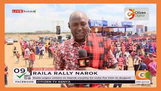 Raila Karua take Azimio campaigns to Suswa in Narok County [upl. by Ogawa468]