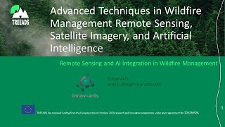 TREEADS Course 40 Remote sensing and ai integration in wildfire management [upl. by Damian]