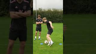 Solo Training Session football footytips ballcontrol soccer soccerskills footballtips viral [upl. by Cirenoj]