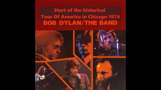 Bob Dylan amp The Band  Start of the historical Tour Of America in Chicago 1974 [upl. by Volnak]