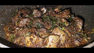 Suvarotti Pepper fry in Tamil  manneeral Pepper fry  goat spleen fry recipe in Tamil [upl. by Berton726]